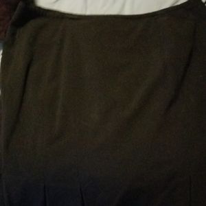 Black knee length skirt